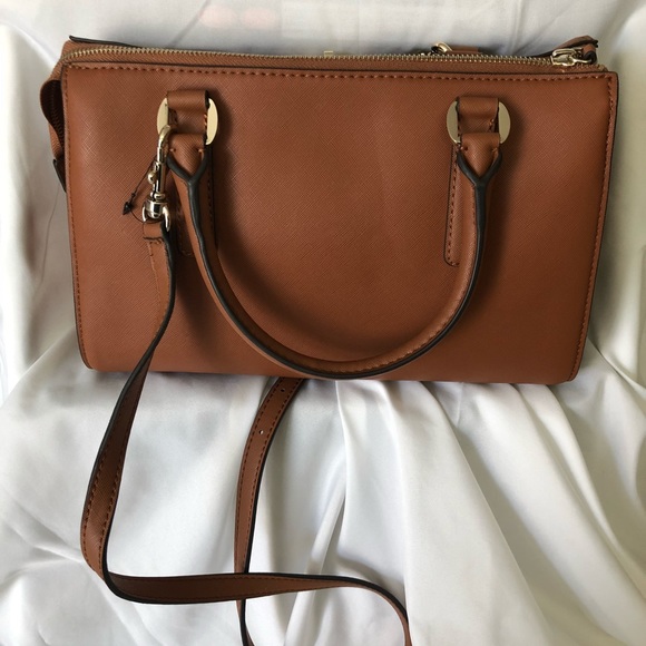 NWT-Guess Cognac Bag - Picture 3 of 4